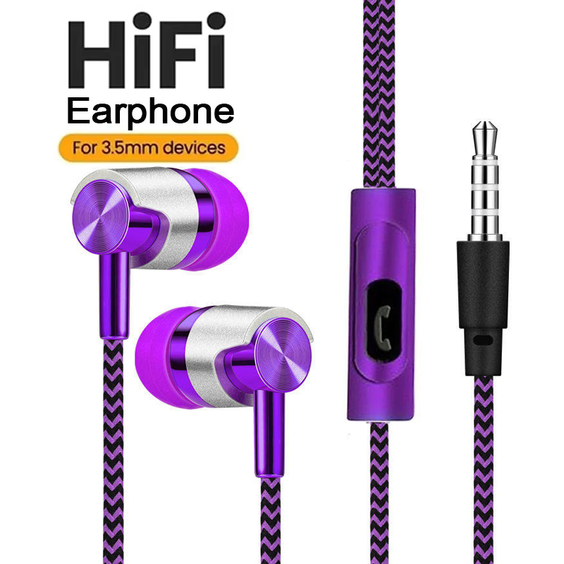 Esports Gaming Earphones - Built In HD Microphone 3.5mm Wired