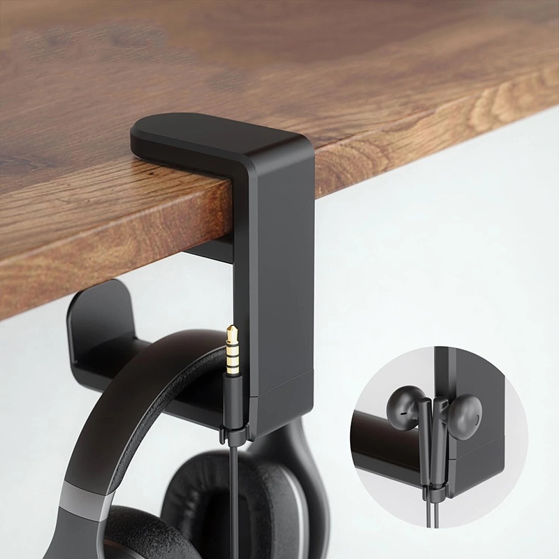 Esports Gaming Earphones - Universal Desktop 360° Rotating Headphone Stand