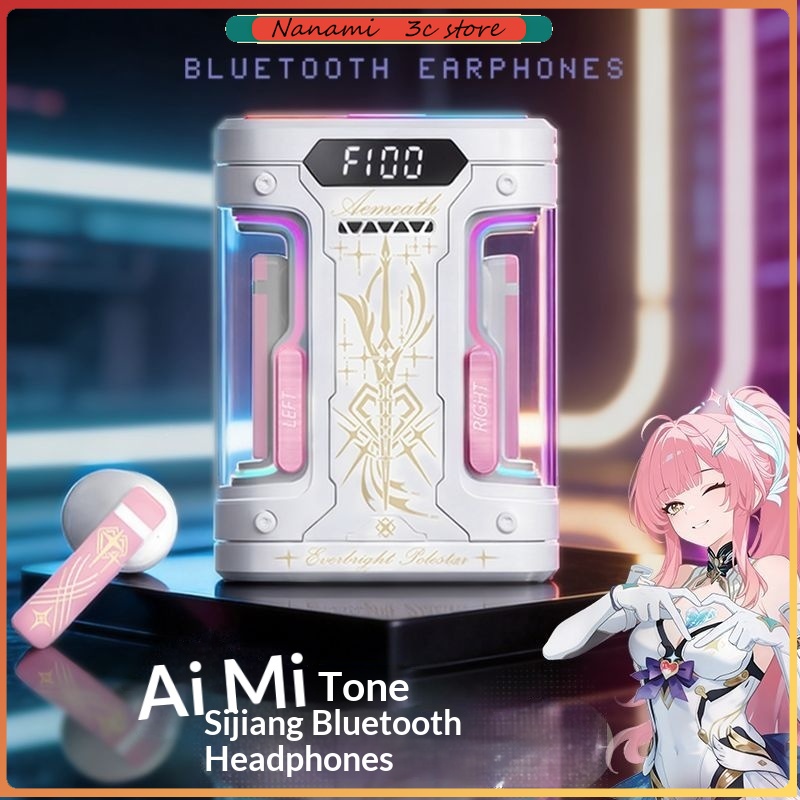 Esports Gaming Earphones - Anime Elysia TWS Bluetooth Earphones Semi-In-Ear