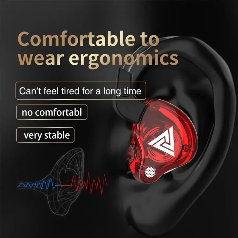 Original QKZ AK6 Copper Driver - Esports Gaming Earphones recension och pris