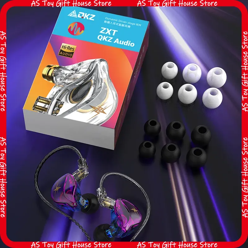 QKZ ZXT In Ear Wired Headphone - Esports Gaming Earphones recension och pris